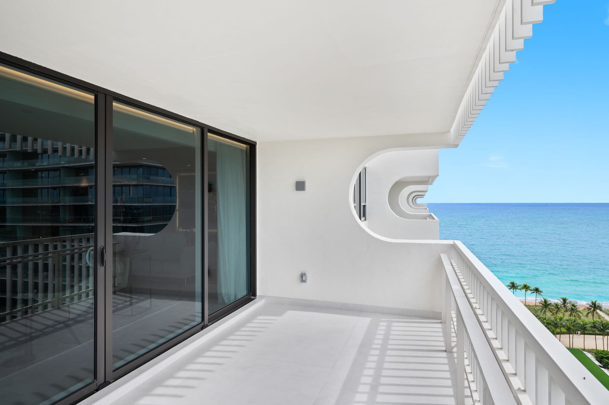 Private balcony with Atlantic Ocean views